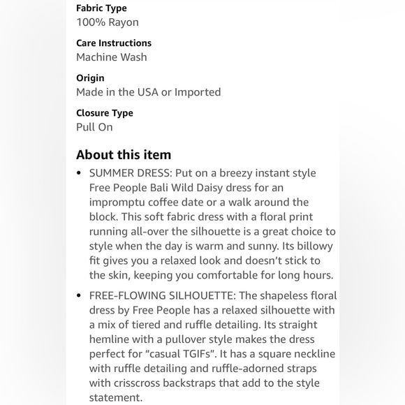 Free People dress (L) - Picture 10 of 12